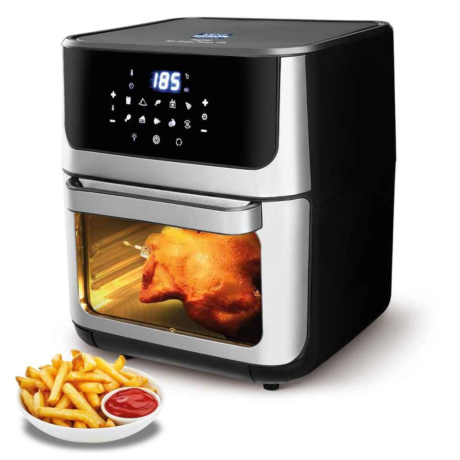 KENT Digital Air Fryer Oven | 360 Rapid Heat Circulation | 10 Preset Menus | 1800 W | 12 L
