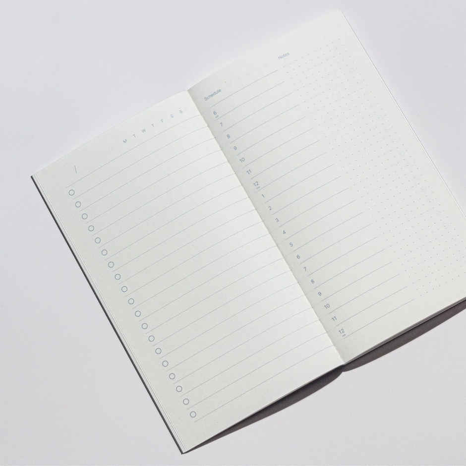 Nuovi Logz Notebook | Copper | Silver Grey & Nero | 10 x 18 cm | 72 Pages | Pack of 3