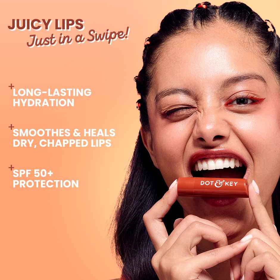 Dot & Key Barrier Repair Hydrating Lip Balm SPF 50 | Cocoa Nude