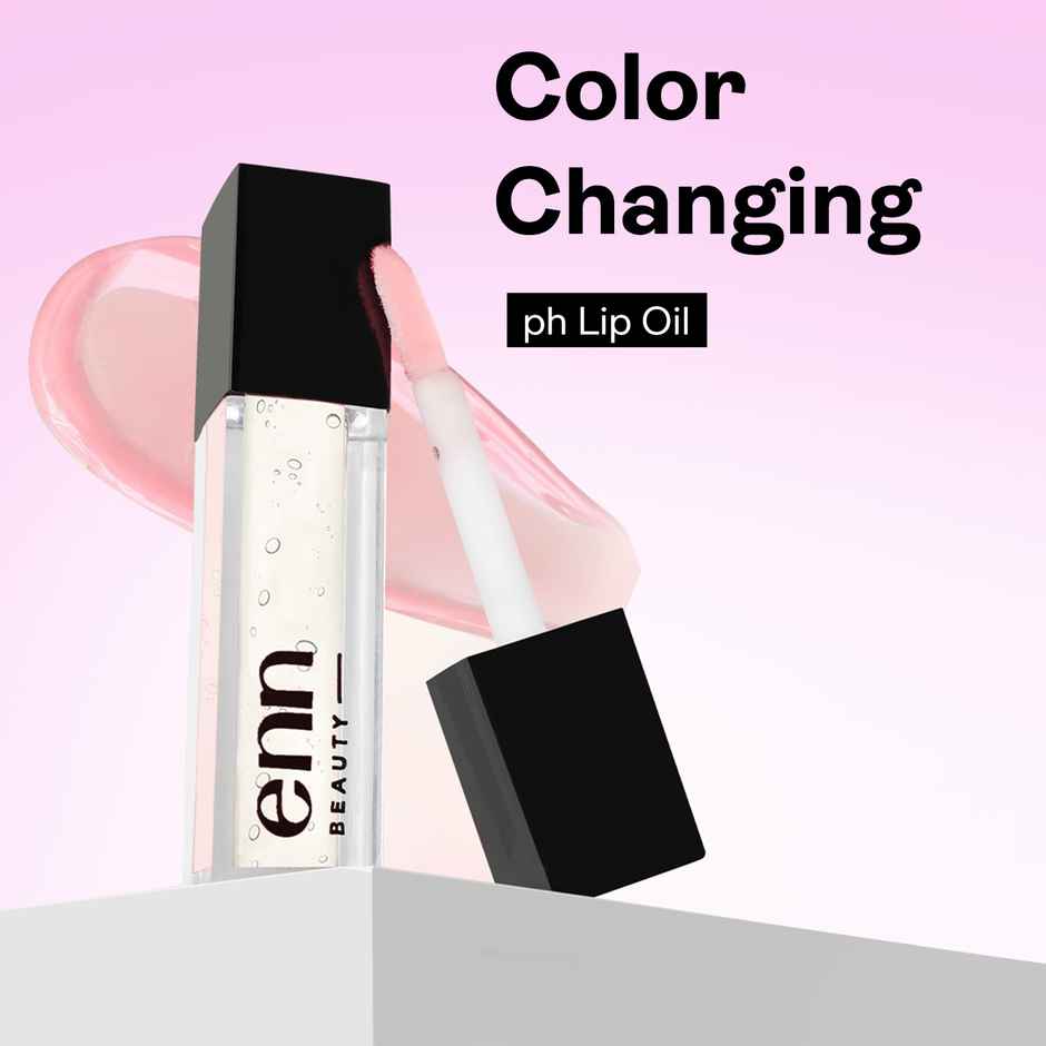 ENN Beauty pH Lip Gloss, Non Sticky Color Changing Lip Oil with Squalene