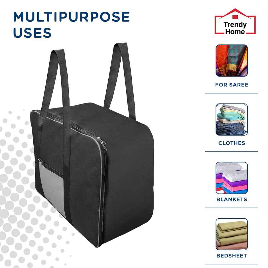 Senego by Trendy Home Nylon Underbed Storage Bags for Clothes - Moisture & Dust-proof