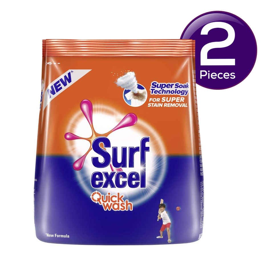 Surf Excel Quick Wash Detergent Powder Combo
