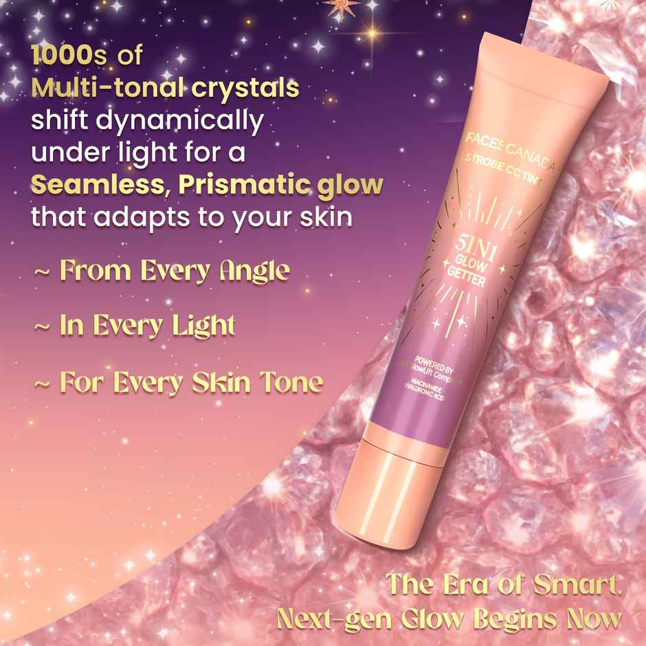 FACES CANADA Strobe CC Tint Mini - Sunset Glaze 02 | BB/CC Cream & Highlighter