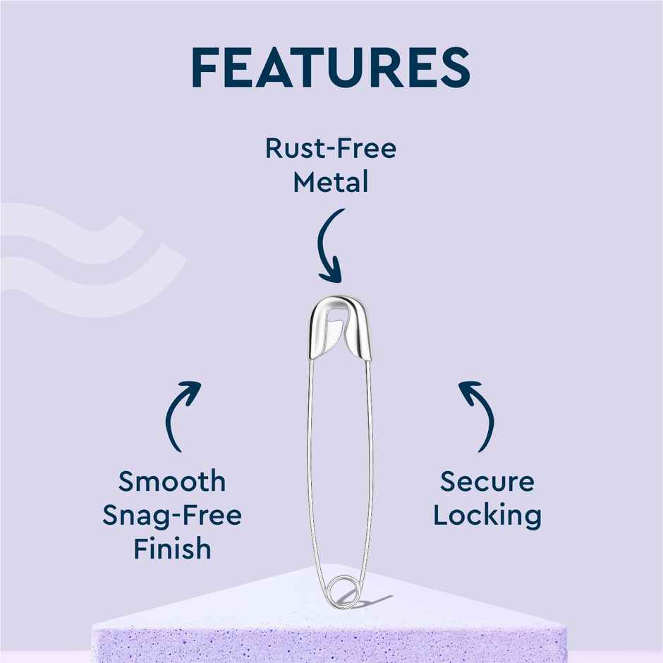 GUBB Safety Pin | Size 2 | Pack Of 24