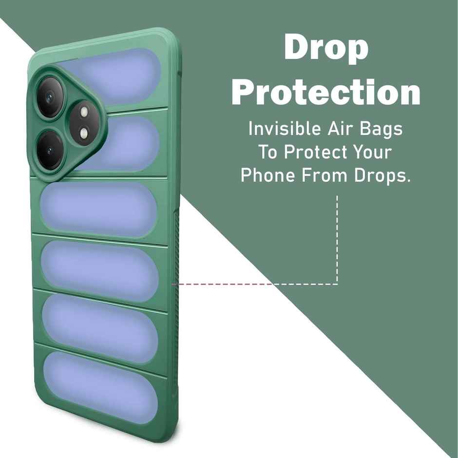 Artistque Case For Realme Gt 6t 5g Back Cover - Liquid Stripe Cover Silicone