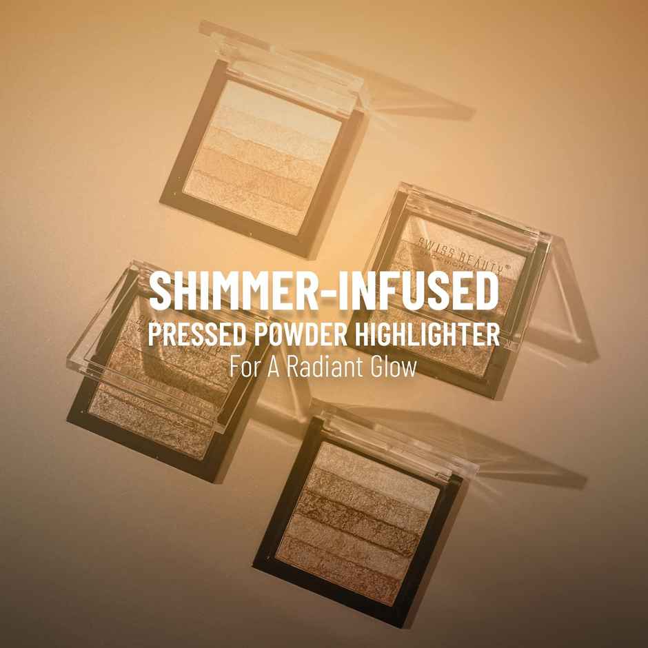 Swiss Beauty Brick Highlighter - Shade 04