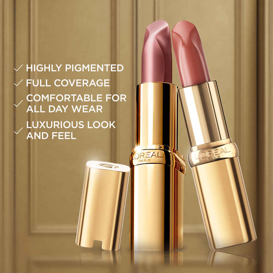 L'Oreal Paris Golden Glam Lip Kit, Color Riche Satin