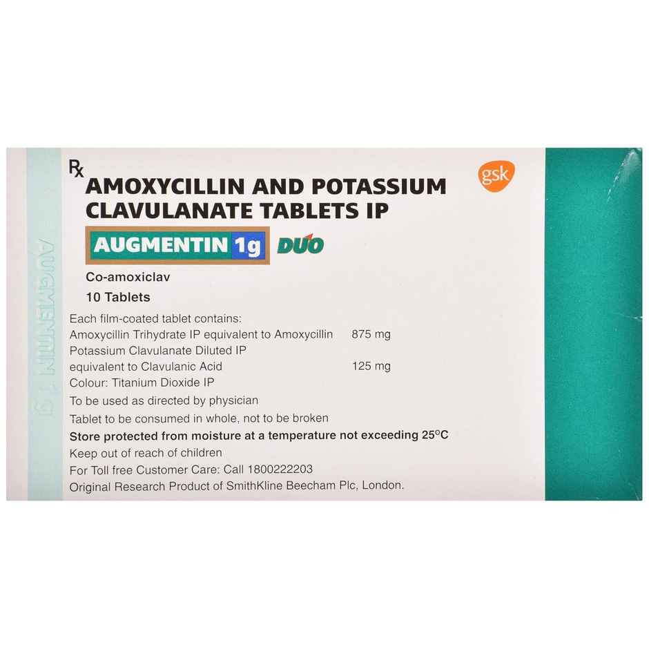 Augmentin 1g Duo Tablet