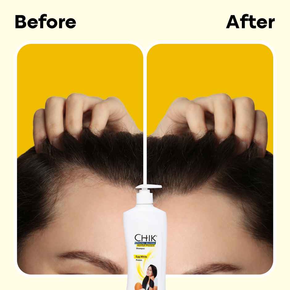 Chik Protein Solution Hairfall Prevent Shampoo, With Goodness Of Egg White, For Thick And Healthier Hair