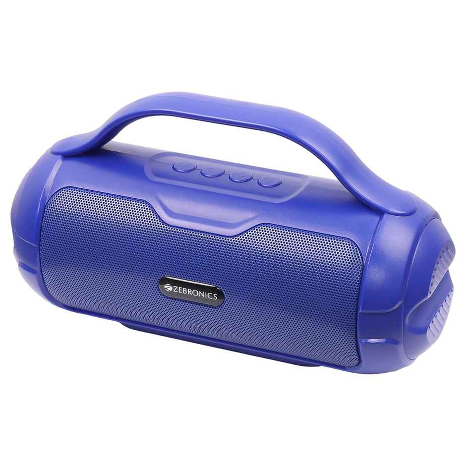 Zebronics Sound Feast 40 BT Speaker | 8W | Upto 16h Playback | Deep Bass | Call Function | Blue