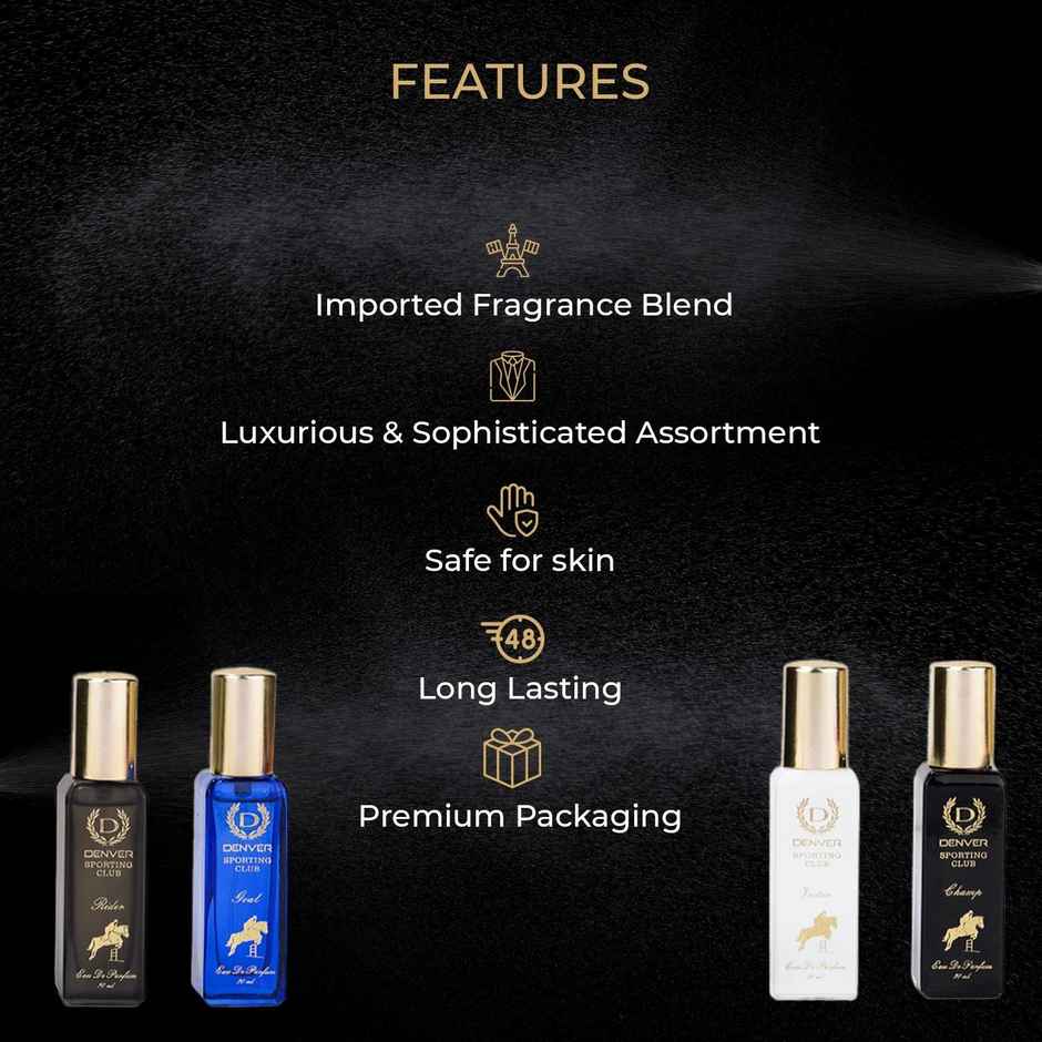 DENVER Sporting Club EDP- SRK's Favorite Luxury Gift Pack Set Eau de Parfum For Men