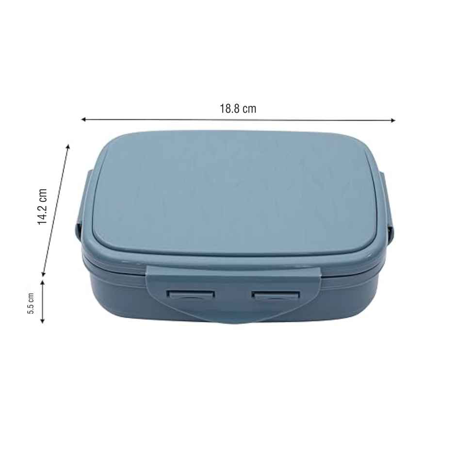 Jaypee Wavesteel Jr. Stainless Steel Insulated Lunch Box For School Kids ,Peacock Plum , 535 ml