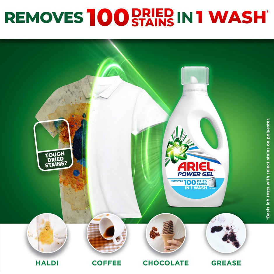 Ariel Power Gel Liquid Detergent for Top load washing machine