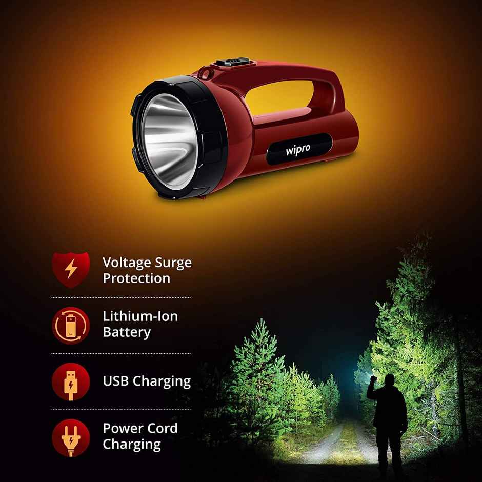 Wipro Emerald Plus Rechargeable Torch