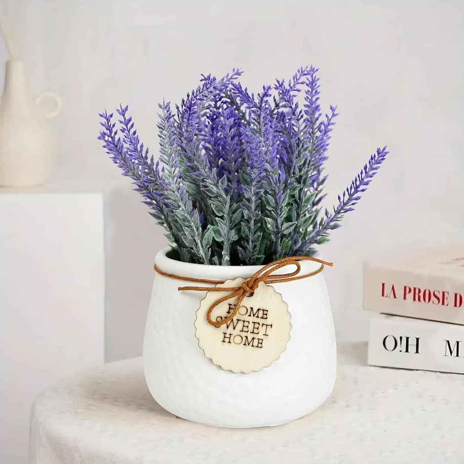 TIED RIBBONS Artificial Flower With Pot | Multicolour