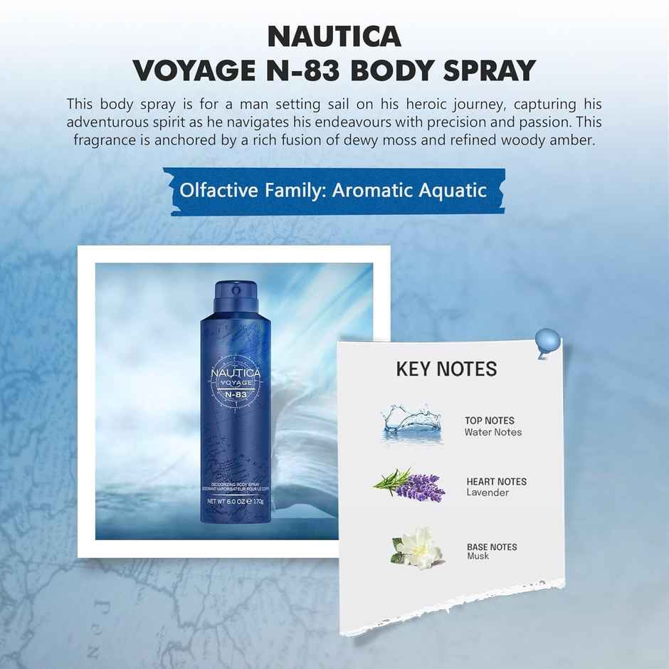 Nautica Voyage N83 Body Spray