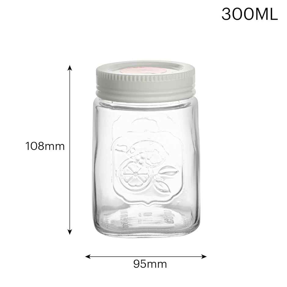 Classic Glass Storage Canister | White | CELLO