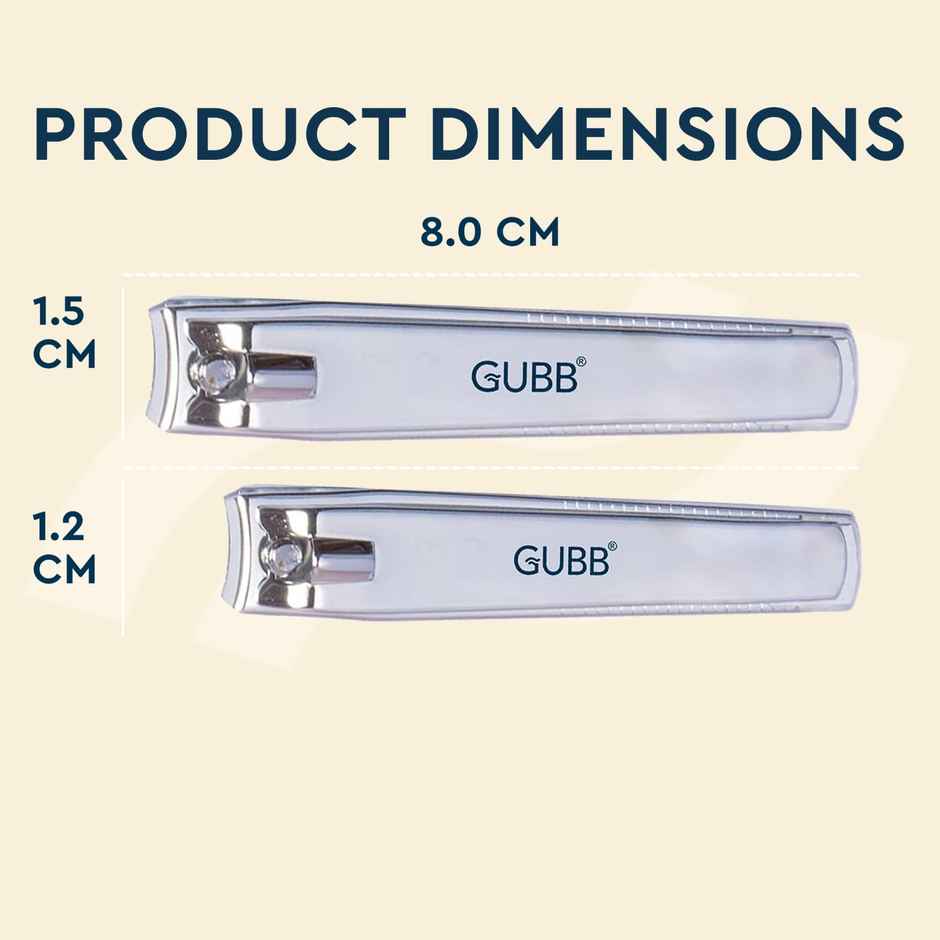 GUBB Nail Clipper Set (Large & Medium)