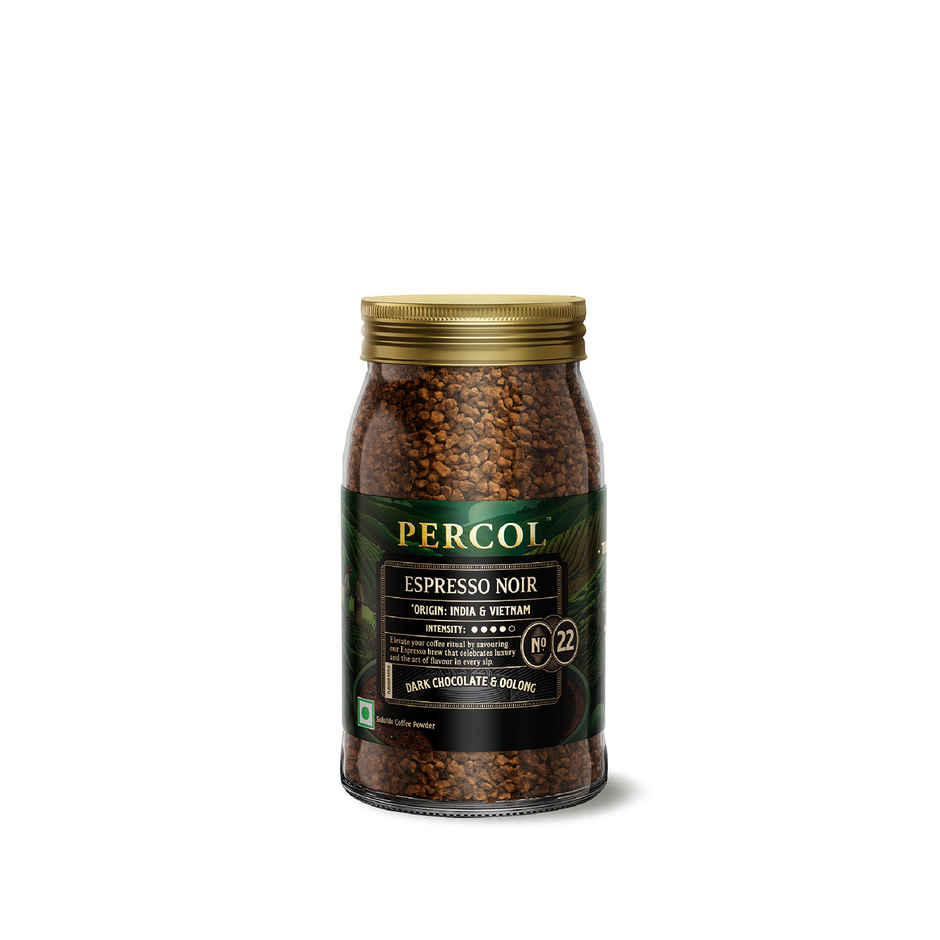 Percol Premium Instant Coffee Espresso Noir Intensity 4/5