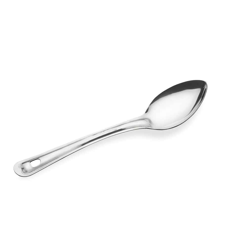 Crystal Basting Stainless Steel Serving Spoon Silver