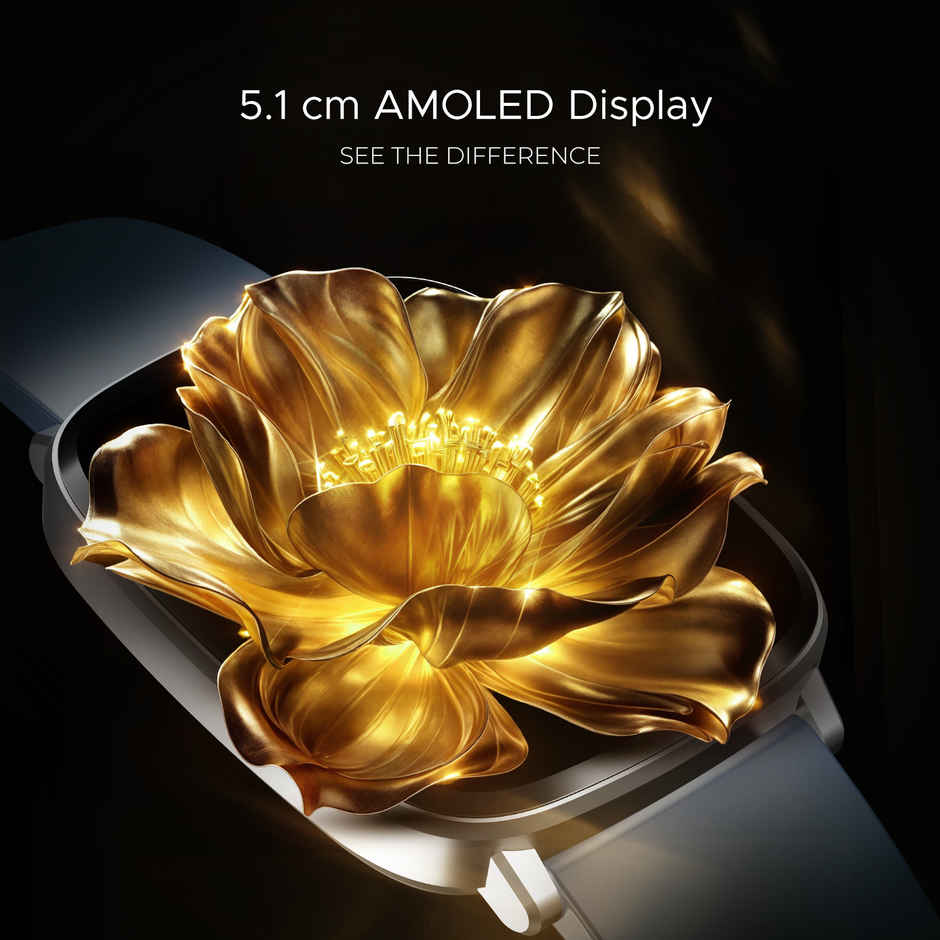 boAt Ultima Regal Smartwatch | 2.01" AMOLED Display | BT Calling | Functional Crown - Sapphire Blue