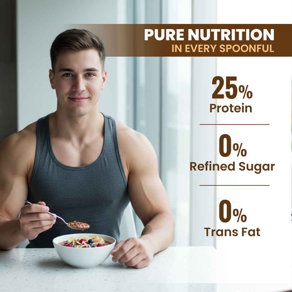 Pintola 25G High Protein Oats | Caffe Mocha - No Refined Sugar - With Almonds & Raisins