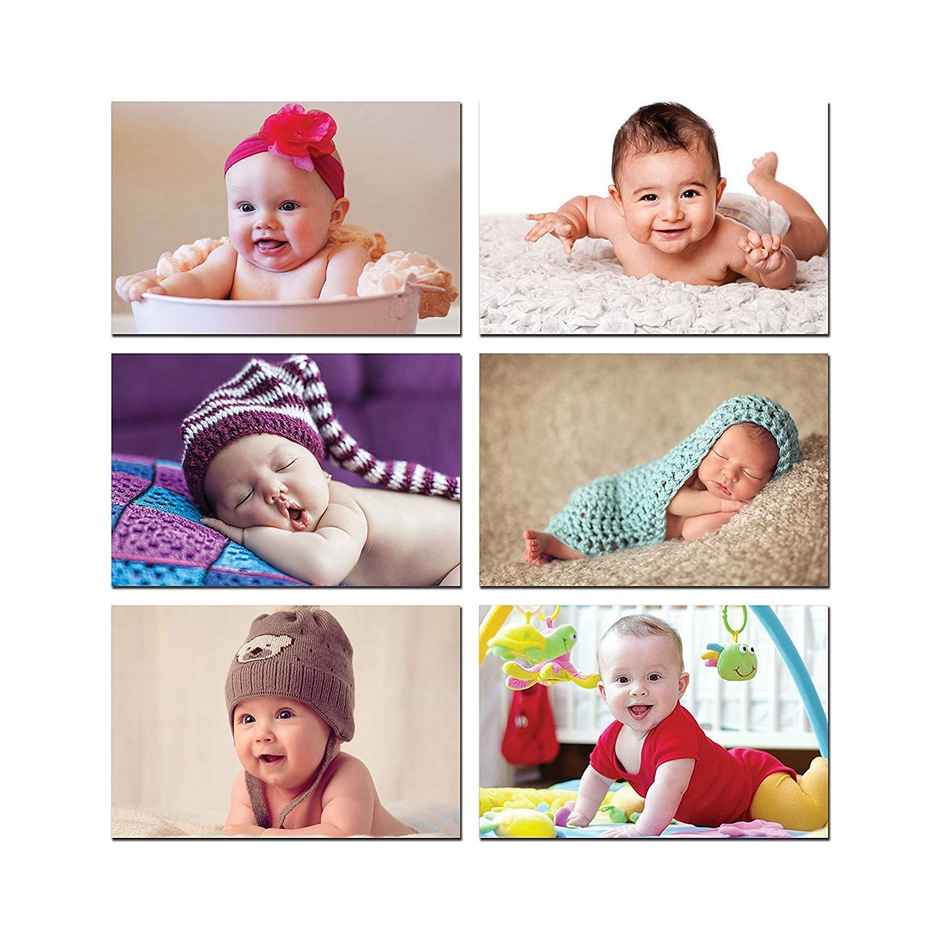 Paper Plane Design Cute Baby Posters | Set Of 6 | 12 x 18 Inch | D3