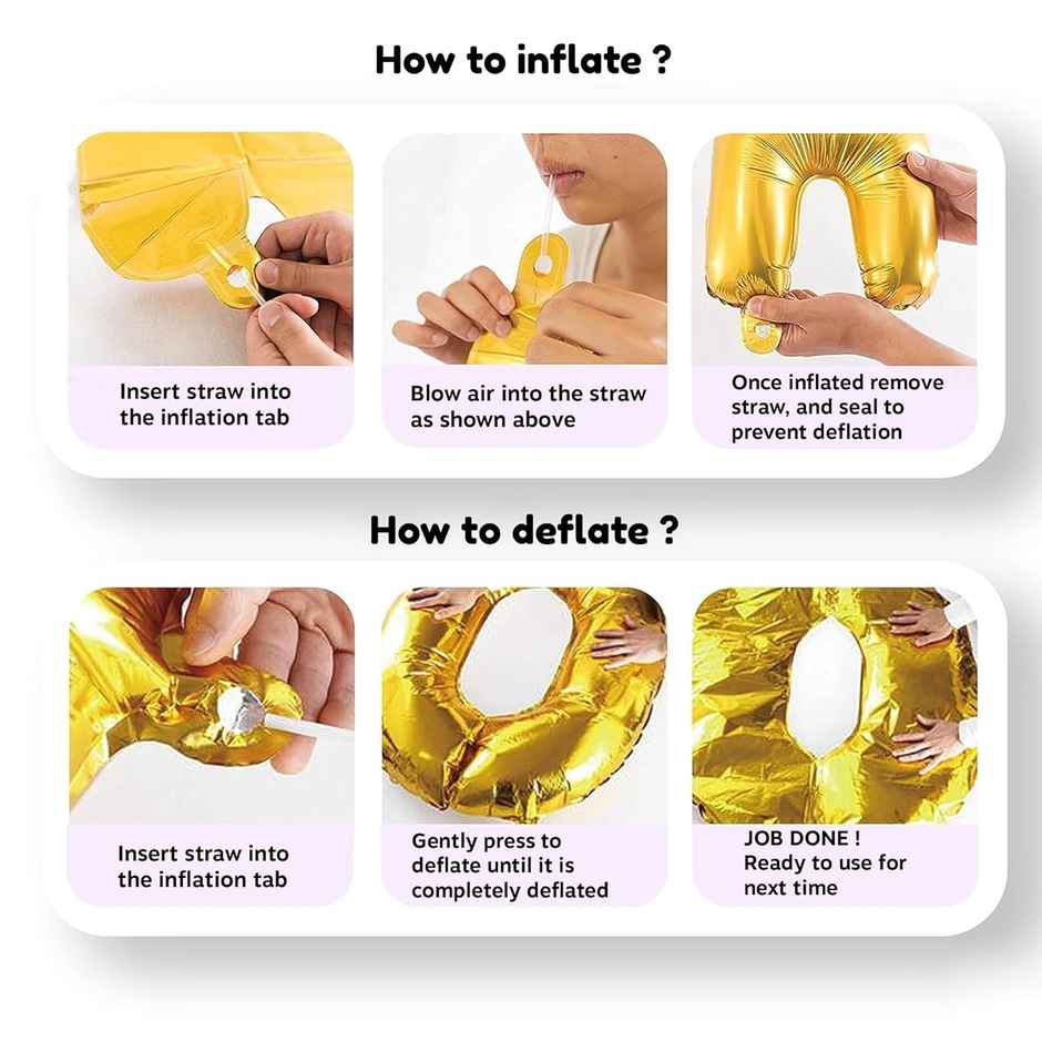 Just Party Mehndi Theme Foil Balloon Banner Combo