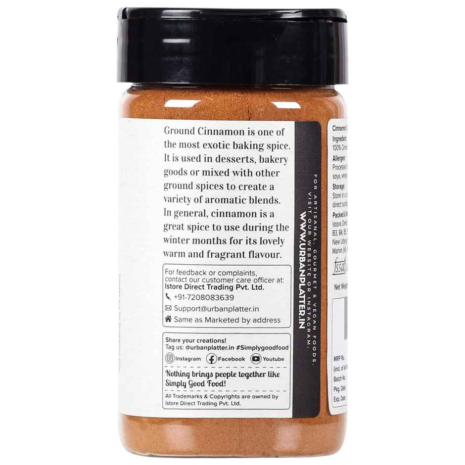 Urban Platter Cinnamon (Dalcheeni) Powder Shaker Jar