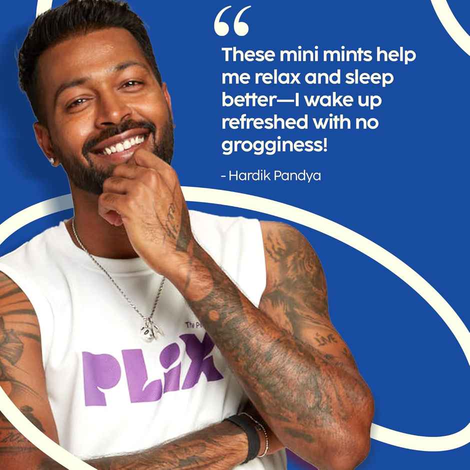 Plix Deep Sleep Mini Mints - Natural Sleep Aid for Better Sleep Quality (30 Mints)