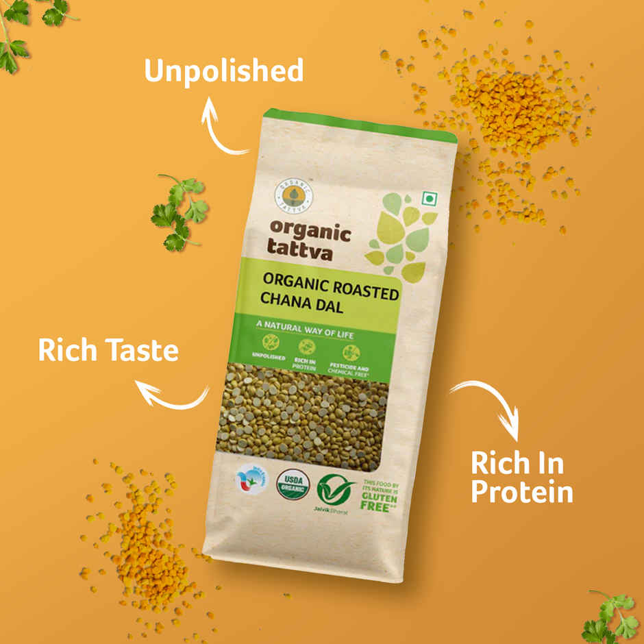 Organic Tattva Roasted Chana Dal