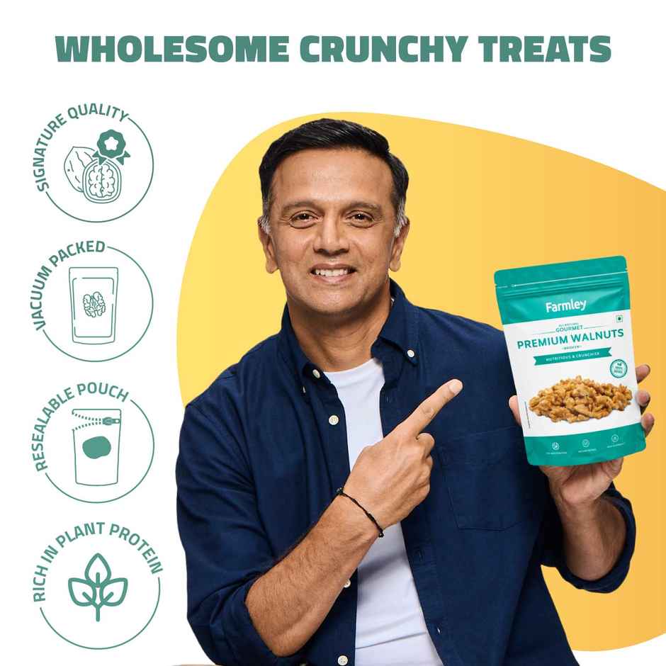 Farmley Premium Broken Chile Walnut Kernels (Akhrot)