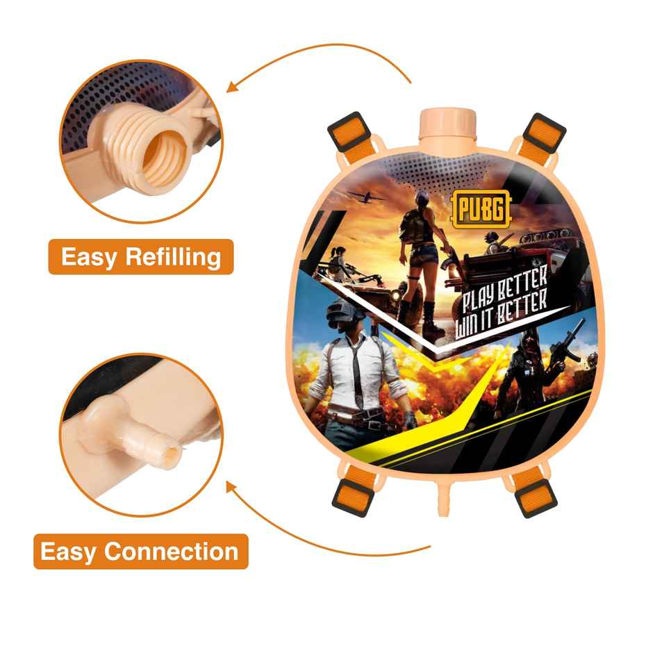 PUBG Smart Holi Water Tank Pichkari | Cream | Star