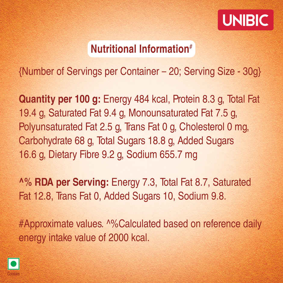 UNIBIC Daily Digestive Oatmeal Cookies