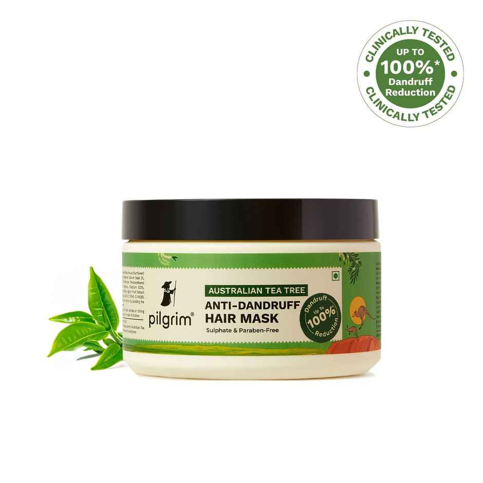 Pilgrim Australian Tea Tree Anti-Dandruff Hair Mask Makes Hair Smooth & Deeply Moisturizes