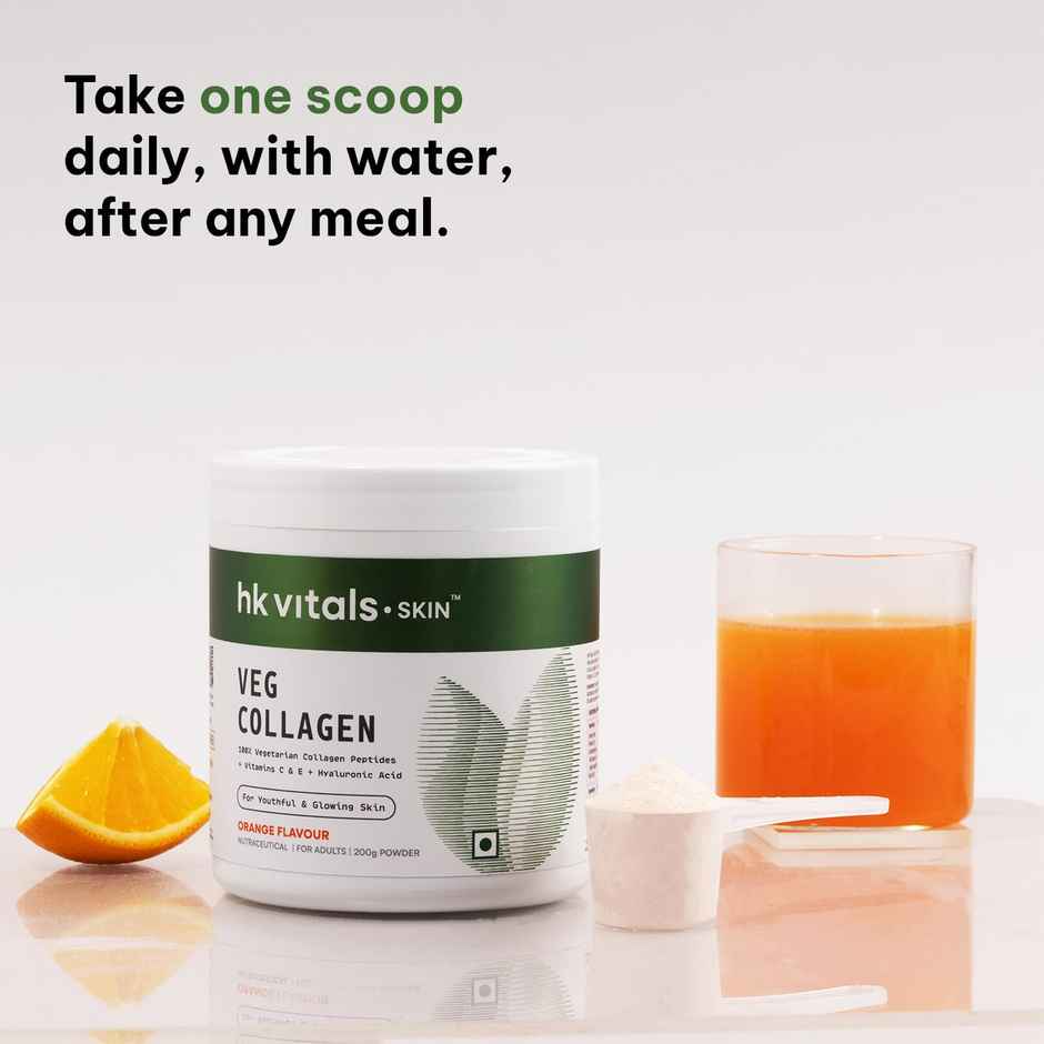hk vitals Veg Collagen Supplement Orange 200g