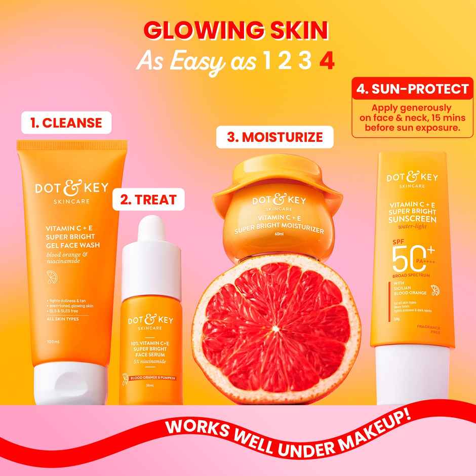 Dot & Key Vitamin C + E Super Bright Sunscreen SPF 50