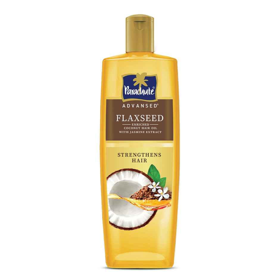 Parachute Advansed Flaxseed Enriched Coconut Hair Oil | Deep Nourishment With Jasmine Extract