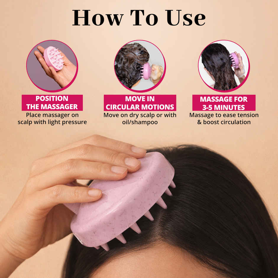 ENN Beauty Root Ritual Hair Scalp Massager | Reduces Hair Fall & Soothes Scalp Tension