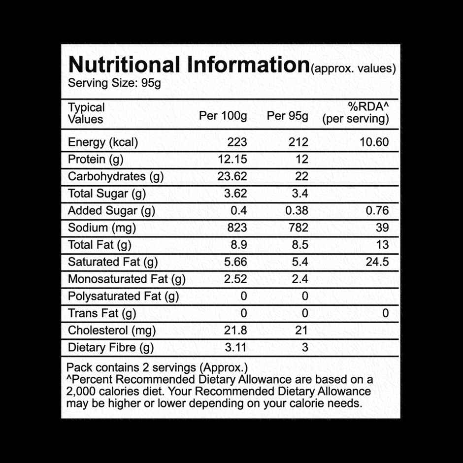 HyFun Garden Fresh Pizza | Thin Crust Base, Cheesy Snack | Frozen