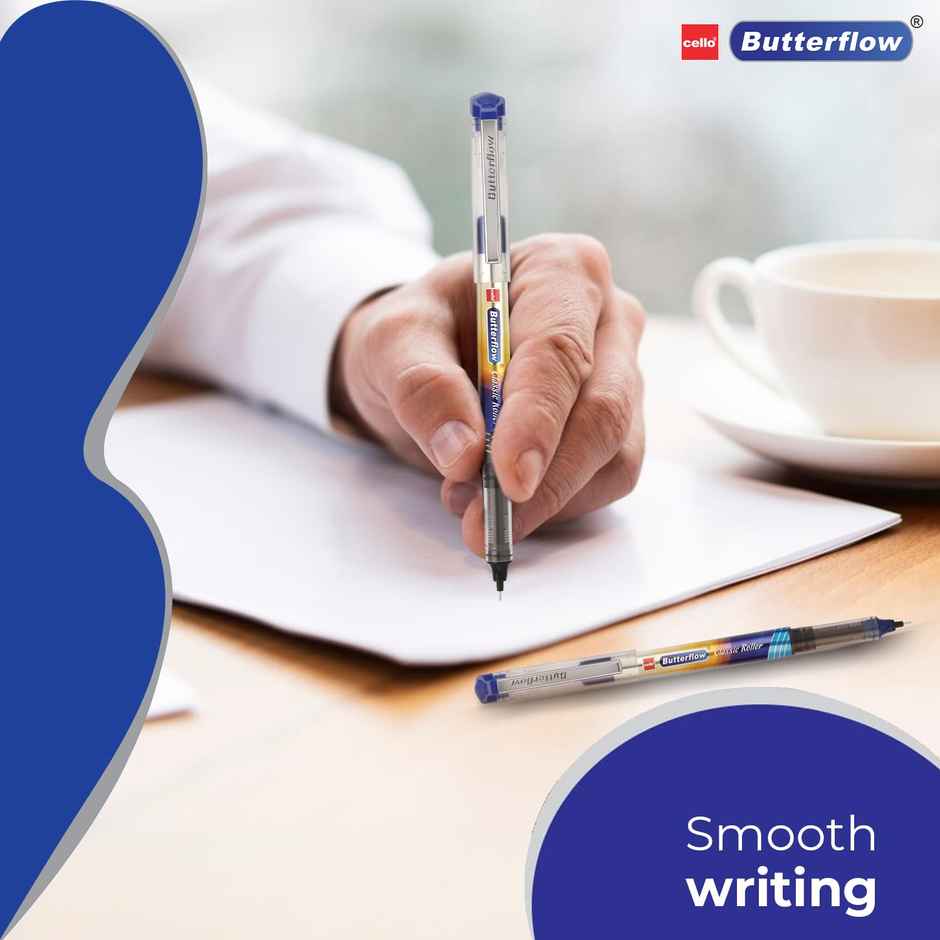 Cello Butterflow Classic Roller Pen With Refill