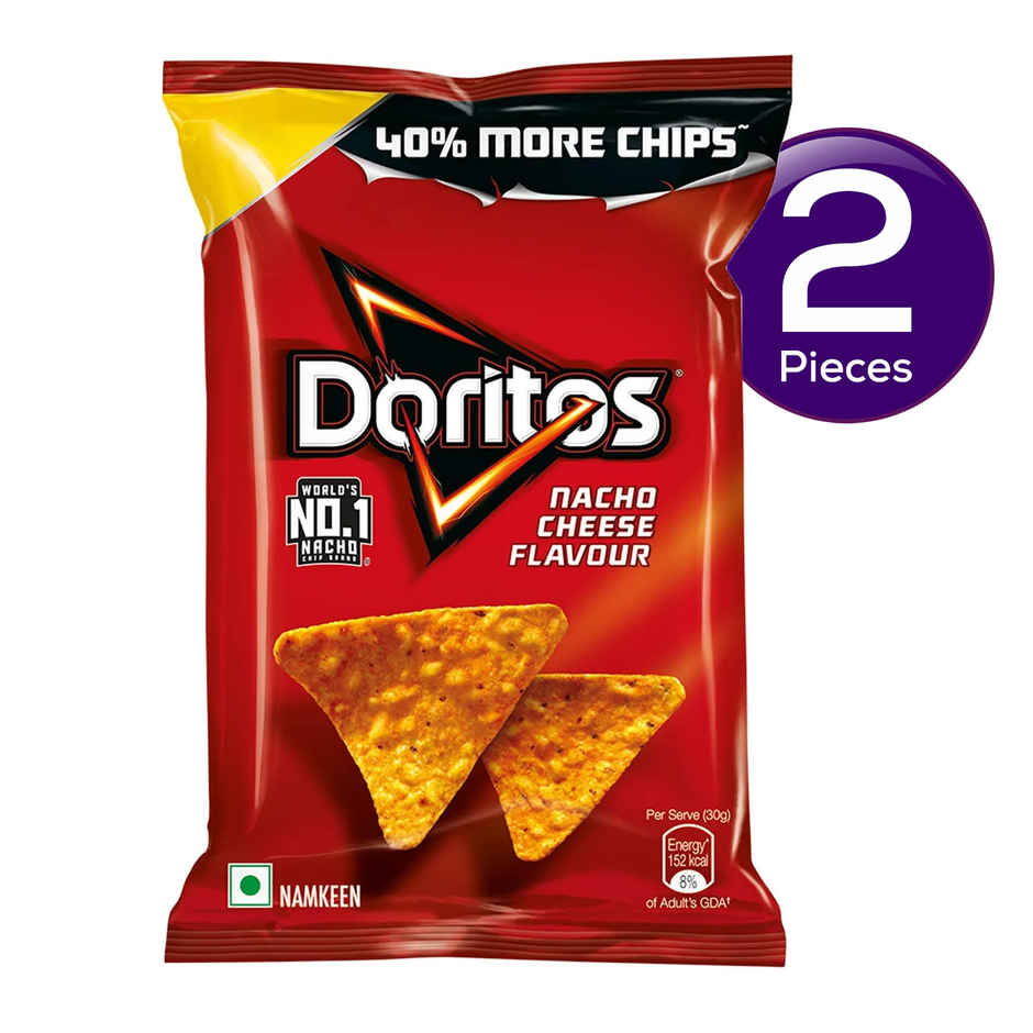 Doritos Nacho Cheese Flavoured Corn Chips Combo