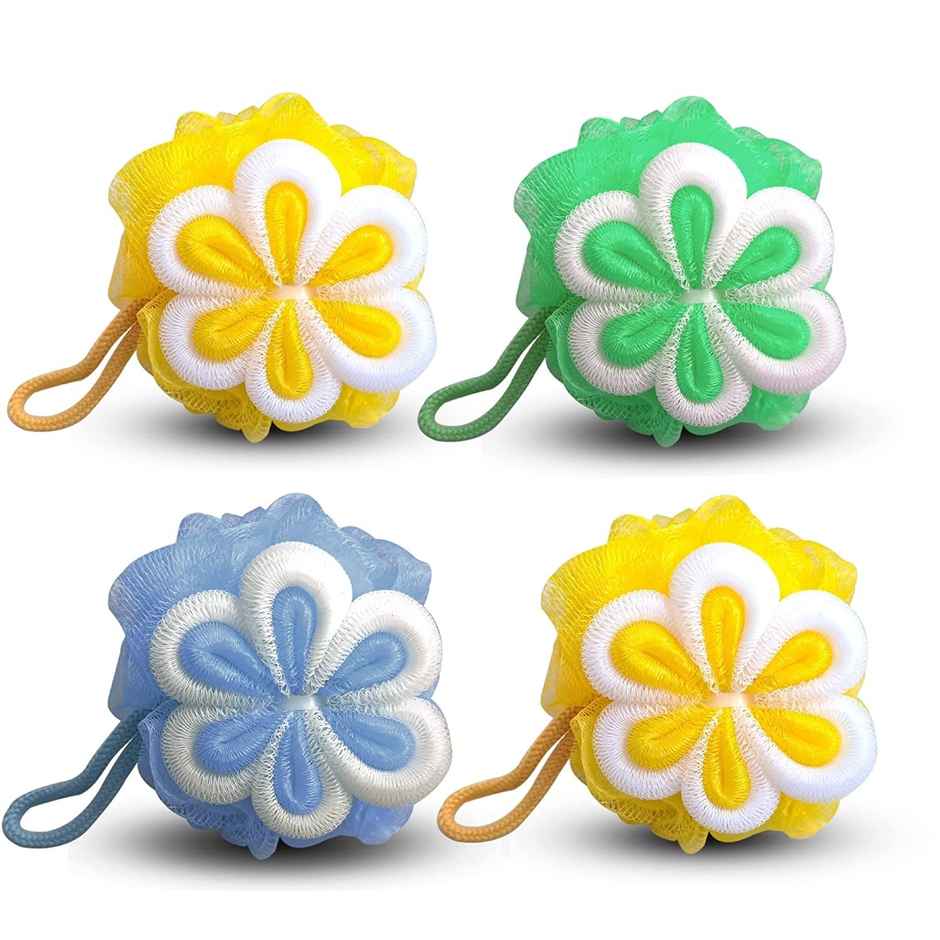 Flower Loofah 1 Pc Assorted Colour