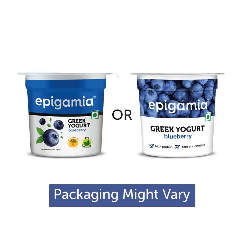 Kellogg's Crunchy Fruit & Nut Breakfast Cereals Muesli(750 gms) & Epigamia Blueberry Greek Yogurt(90 gms) Combo