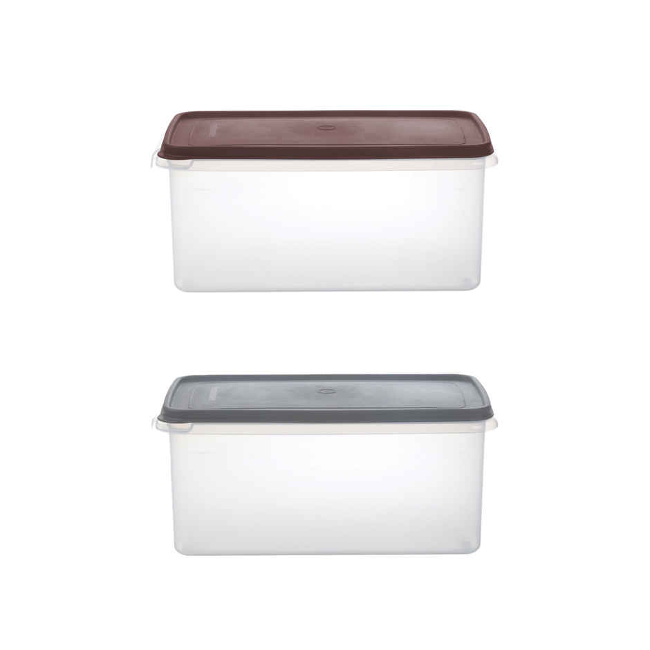 Joyo Fresherware Rectangle Multipurpose Container|Food Grade|Airtight|Leakproof-10.5 Ltr- Assorted