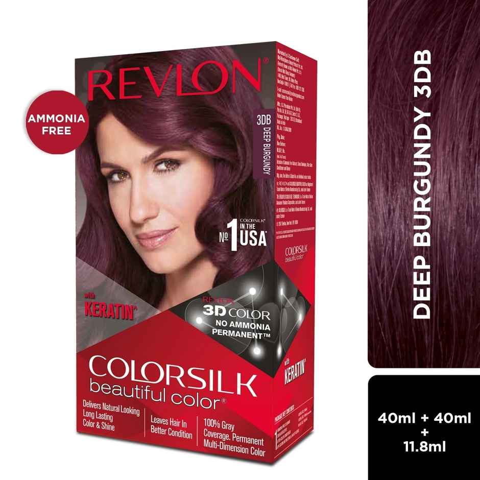Revlon Colorsilk Hair Color with Keratin - Deep Burgundy 3DB