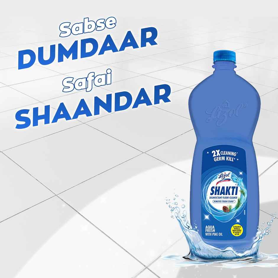 Lizol Aqua Fresh Shakti Disinfectant Floor Cleaner Combo