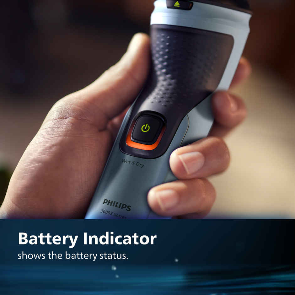 Philips Wet & Dry Electric Shaver|4D Flex Heads|Pop-up Trimmer|ComfortCut Blades|X3063/03