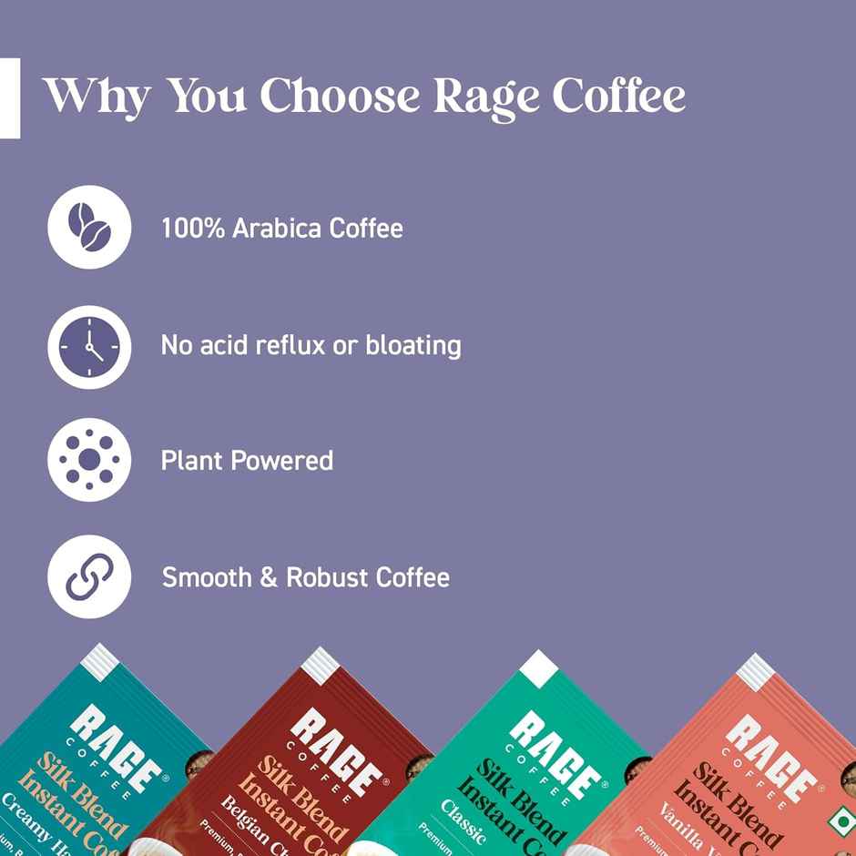 Rage Coffee Assorted Blend Sachets - Pack Of 20