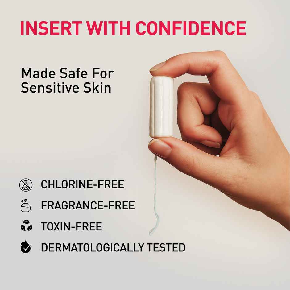 Sirona Regular Flow Tampons | Organic Cotton Core | Ultra-High Absorbency | Leak-Proof Protection